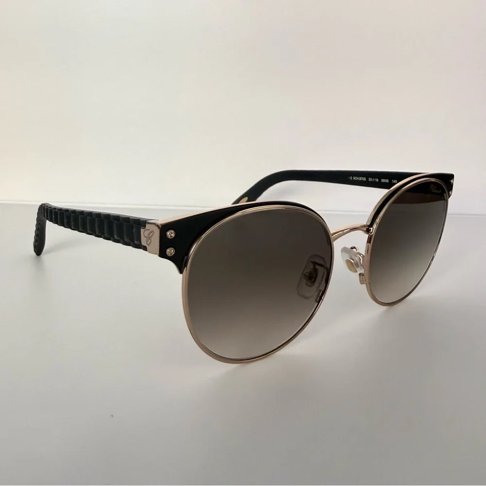 NEW!!! CHOPARD women sunglasses SCH B70S 08NS Authentic Retail 650$ - Picture 4 of 6
